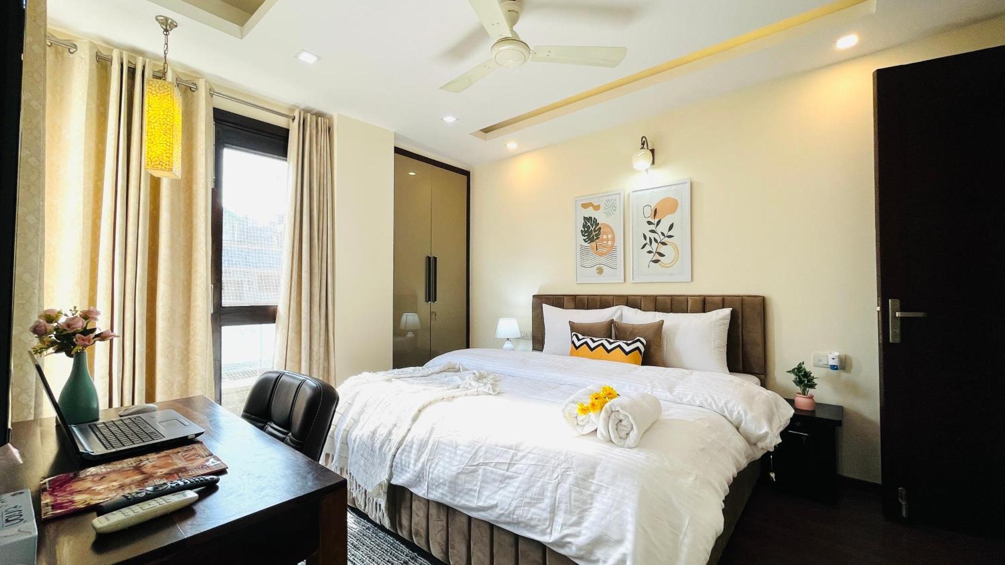 Olive Serviced Apartments - Defence Colony New Delhi Rum bild