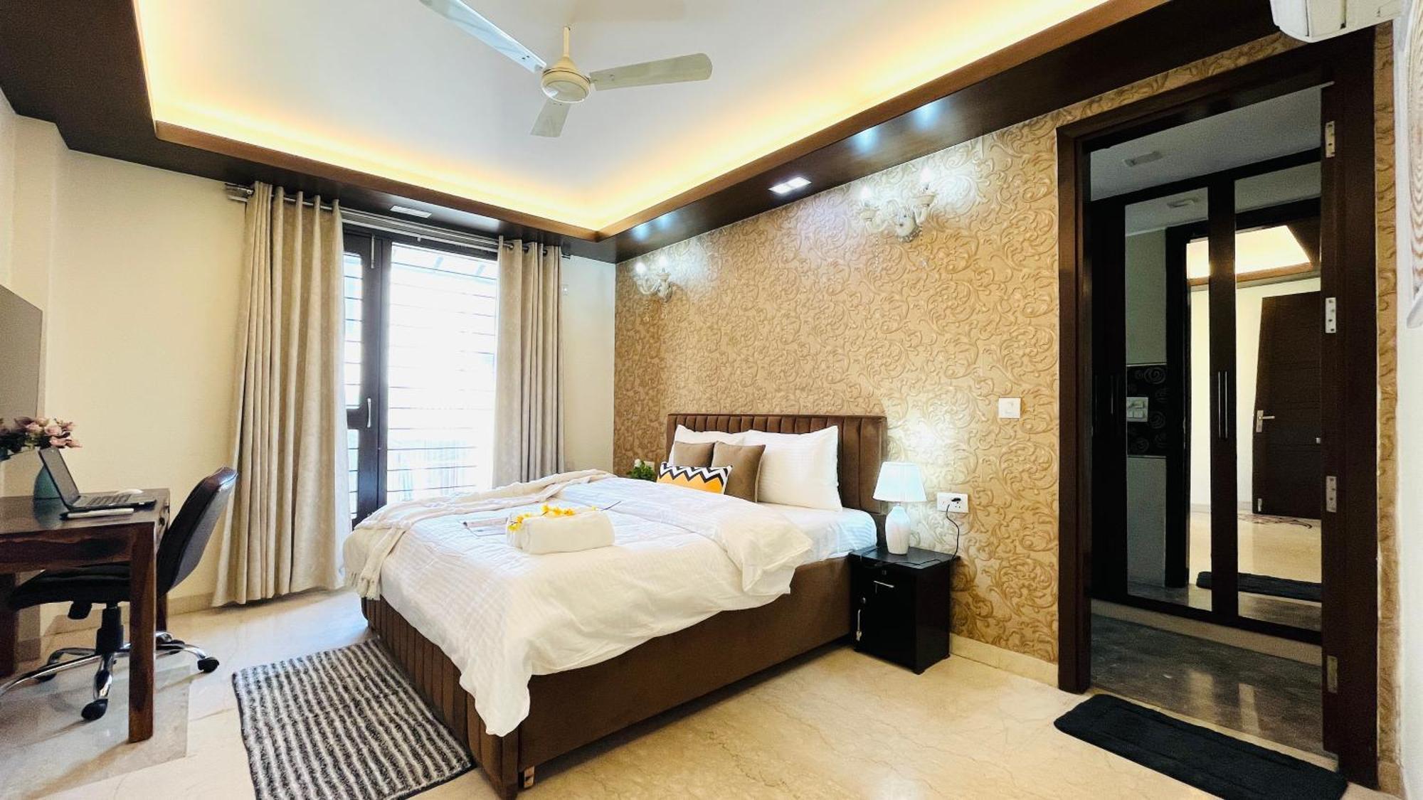 Olive Serviced Apartments - Defence Colony New Delhi Rum bild
