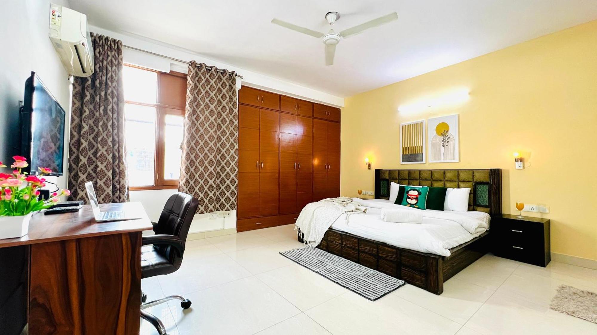 Olive Serviced Apartments - Defence Colony New Delhi Rum bild